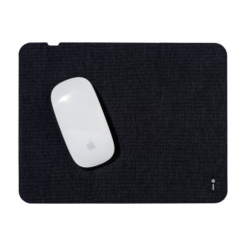 Mousepad e supporto per cellulare in r-pet, con caricabatterie wireles