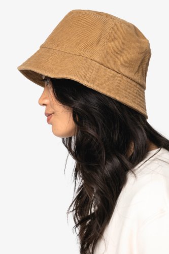 Cappello da pescatore unisex ecosostenibile in velluto a costine