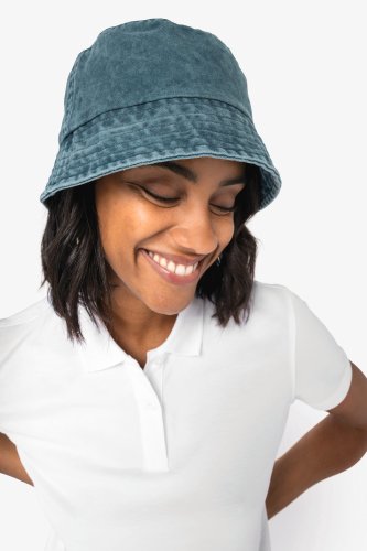 Cappello da pescatore unisex slavato vintage look ecosostenibile