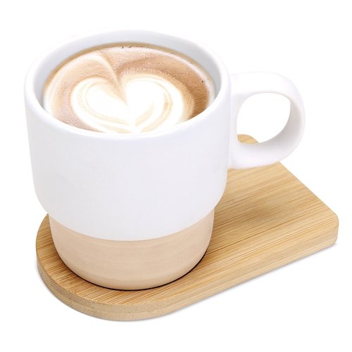 Tazza impilabile con base in bambù sublimazione gerard