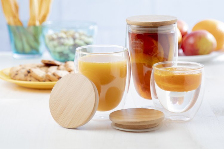 Bicchiere termico in vetro bondina m