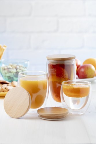 Bicchiere termico in vetro bondina m