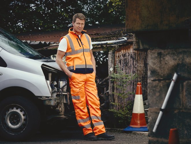 Pantaloni alta visibilità cargo