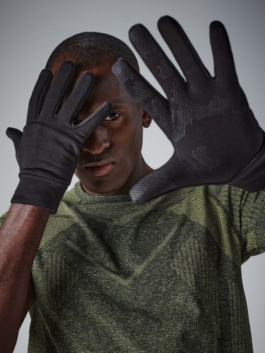 Softshell sports tech gloves