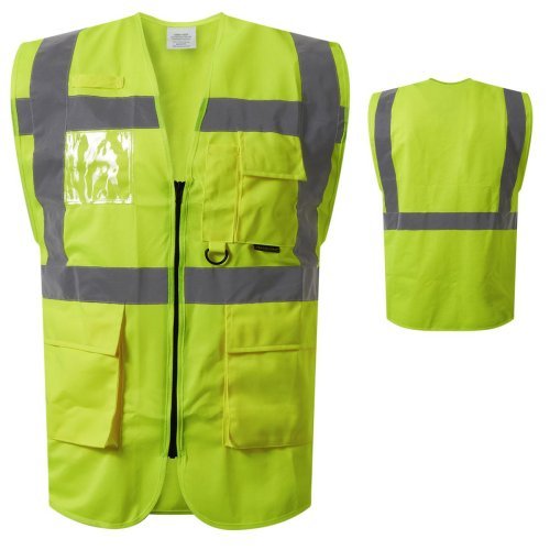 Gilet multitasche alta visibilità
