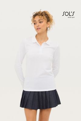 Polo donna manica lunga Perfect