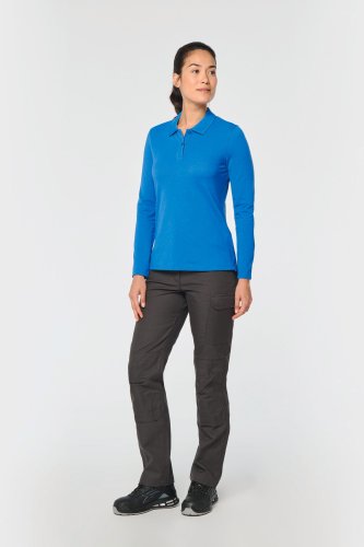 Polo donna maniche lunghe