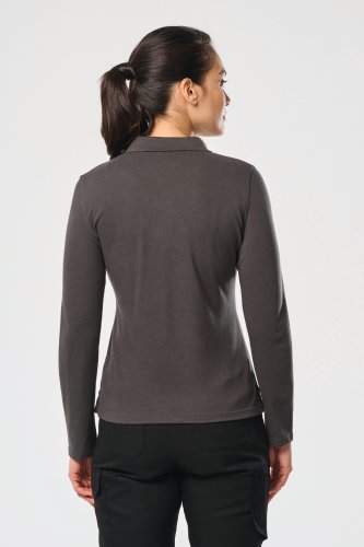 Polo donna maniche lunghe