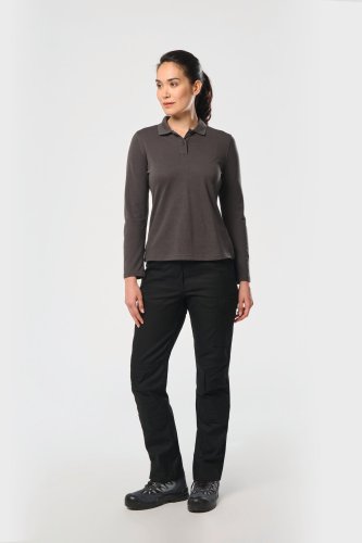 Polo donna maniche lunghe