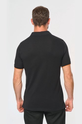 Polo day to day a contrasto maniche corte