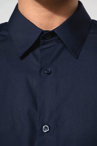 Camicia uomo popeline manica lunga