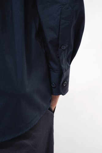 Camicia uomo popeline manica lunga