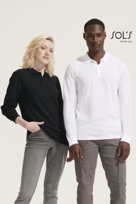 Polo unisex de manga larga Planet