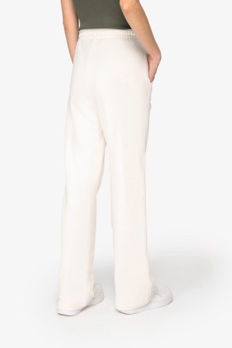 Pantalone da jogging donna ecosostenibile ampio french terry