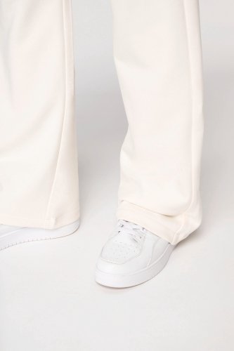 Pantalone da jogging donna ecosostenibile ampio french terry