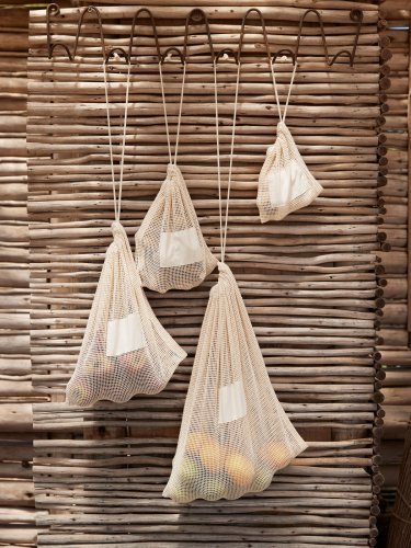 Sacca in mesh in cotone organico
