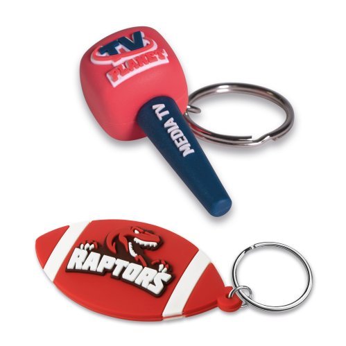 Portachiavi in PVC con forma personalizzata con design 3D