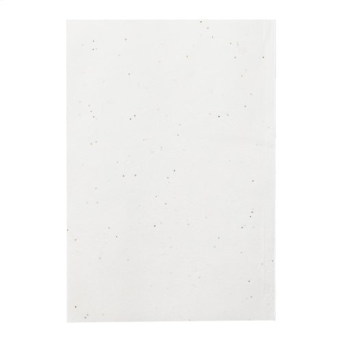 Quaderno in carta con semi semeno note