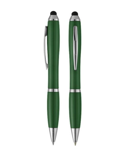 Penna a sfera con pennino Touchscreen Nash Verde