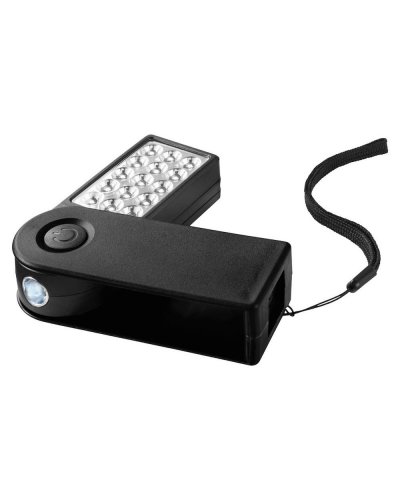 Pila con apertura girevole per attivare altre 15 luci a LED Nero