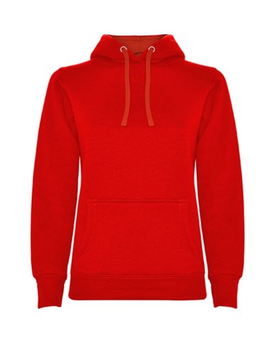 Felpa Urban Donna Rosso