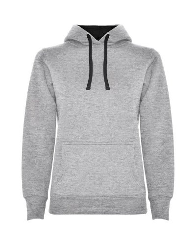 Felpa Urban Donna Grigio/Nero