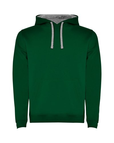 Felpa Urban Uomo Verde Bottiglia/Grigio Vigore