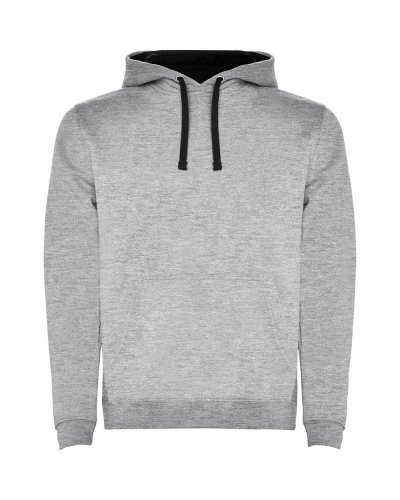 Felpa Urban Uomo Grigio/Nero