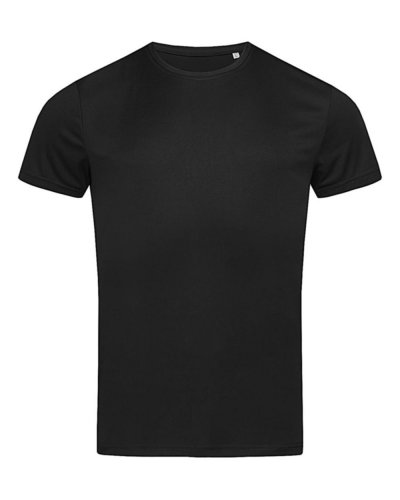 Maglietta sportiva attillata Active Sports Black Opal