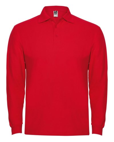 Polo manica lunga Estrella Rosso