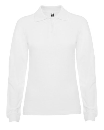 Polo manica lunga Estrella Donna Bianco