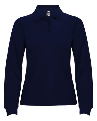 Polo manica lunga Estrella Donna Blu Navy