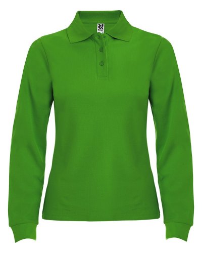 Polo manica lunga Estrella Donna Verde Prato