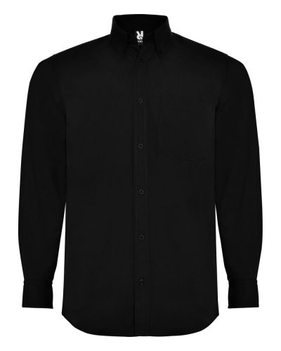 Camicia Aifos manica lunga Nero