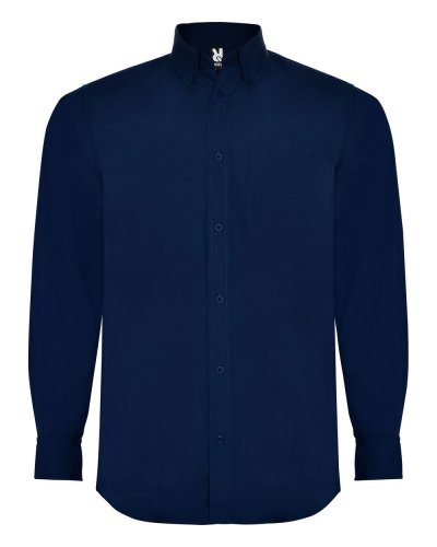 Camicia Aifos manica lunga Blu Navy