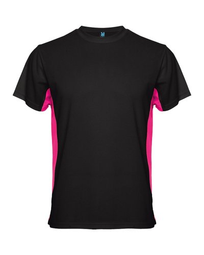 T-shirt Tokyo Nero/Rosa Confetto