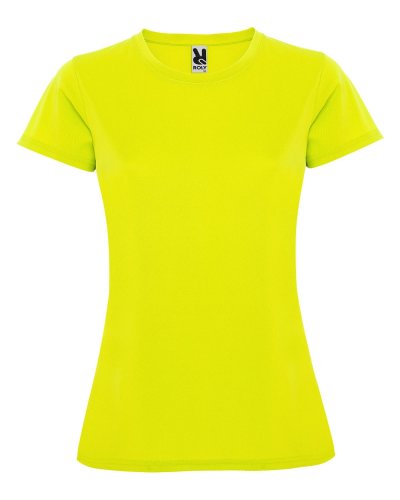 T-shirt Montecarlo Donna Giallo Fluo