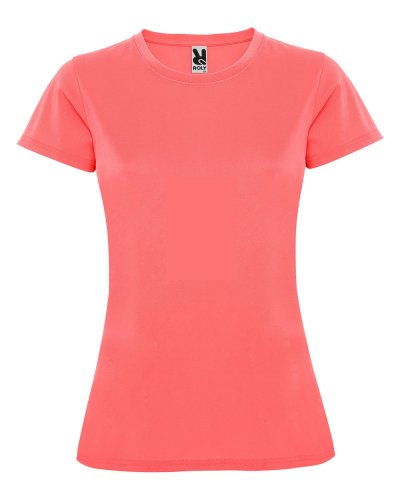 T-shirt Montecarlo Donna Corallo Fluo