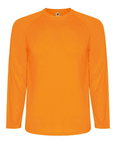 T-shirt manica lunga Montecarlo Arancione Fluo