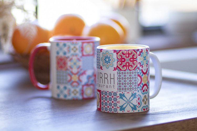 Tazza per sublimazione multicolour
