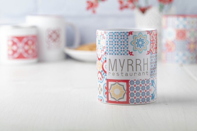Tazza per sublimazione multicolour