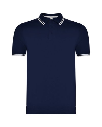 Polo Montreal Blu navy/Bianco