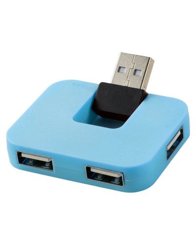 Hub USB a 4 porte Gaia Blue