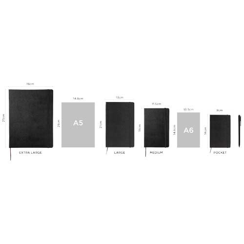 Blocco note con copertina rigida - a righe moleskine classic l