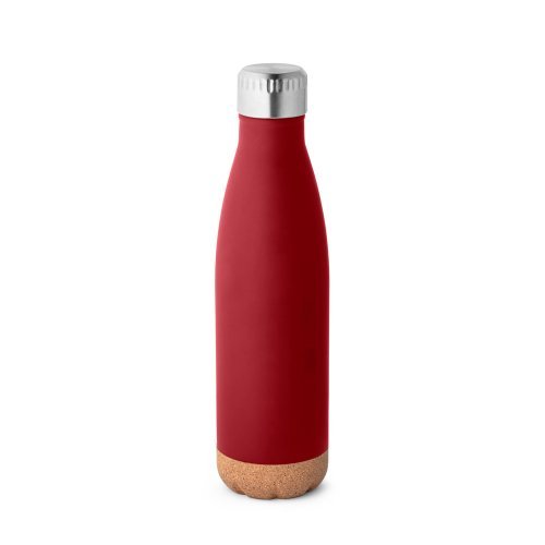 Solberg. thermosflasche aus edelstahl und korkboden, 560 ml