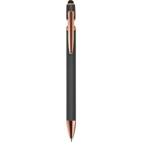 Penna a sfera con touch screen in alluminio e metallo