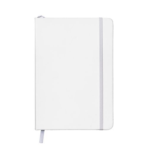 Cuaderno con cubierta de pu. hojas punteadas en papel blanco (80 págin