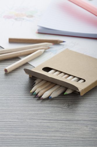 Set de 12 crayons de couleurs lea