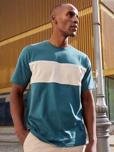 T-shirt color-block unisexe