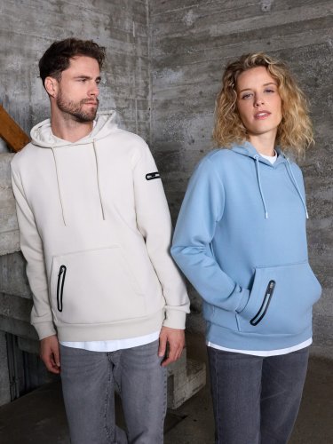 Ladies' hoody interlock